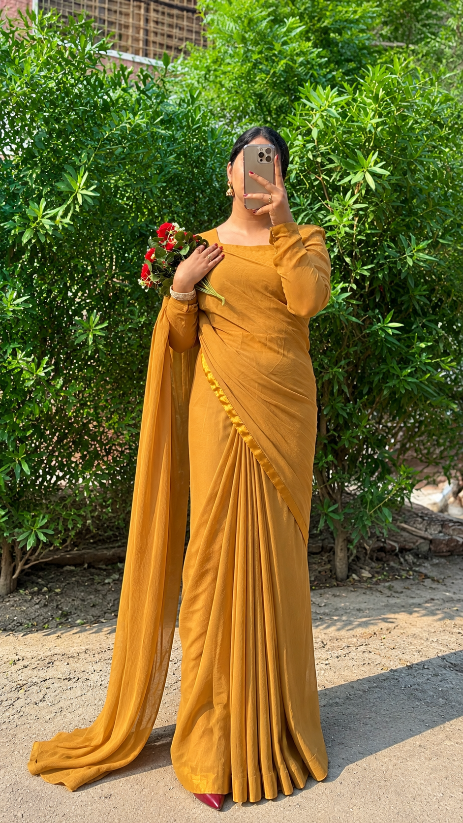 Dholki Special Saree 💛✨