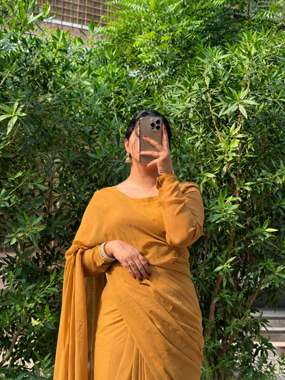 Dholki Special Saree 💛✨