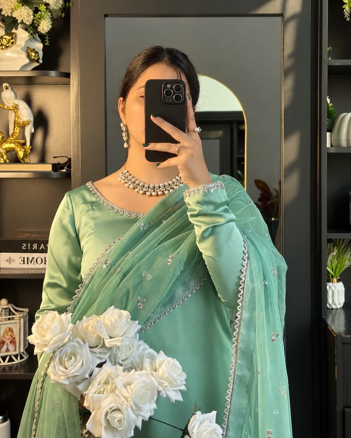 Mint Pearl Elegance ✨