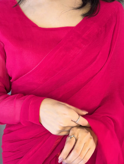 Ruby Drape - Shocking Pink