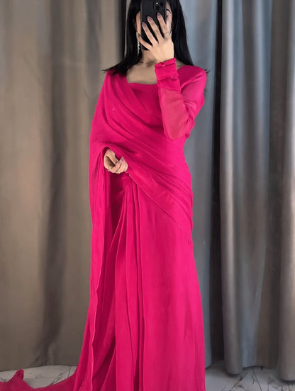 Ruby Drape - Shocking Pink